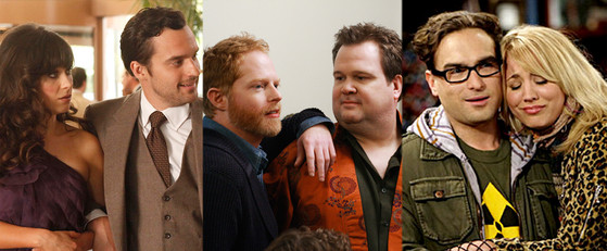 Jesse Tyler Ferguson, Eric Stonestreet, Jake Johnson, Zooey Deschanel, Johnny Galecki, Kaley Cuoco Jesse Tyler Ferguson, Eric Stonestreet, Jake Johnson, Zooey Deschanel, Johnny Galecki, Kaley Cuoco